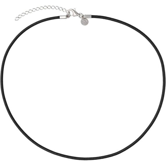 Кожаный шнурок на шею черный Majorica Cordones De Cuero, изображение 2