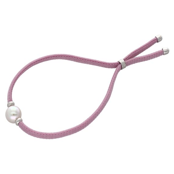 Браслет женский с органическим жемчугом лавандовый Majorica Sifnos