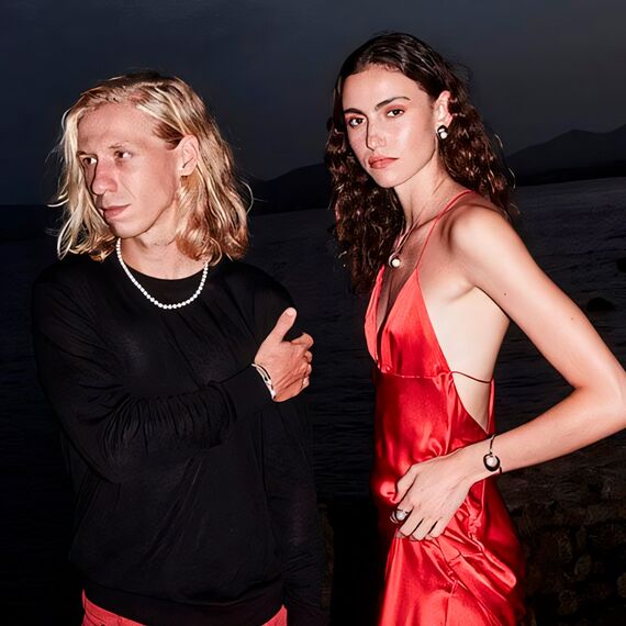 Серебряные серьги с жемчугом Majorica Petra, изображение 2