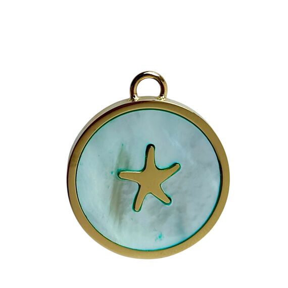 Золотая подвеска Majorica Symbols