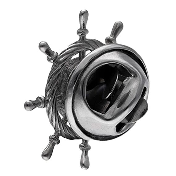 Серебряная брошь с жемчугом Majorica Le Club, изображение 2