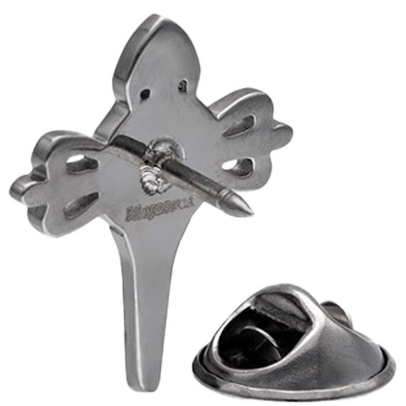 Серебряная брошь с жемчугом Majorica Le Club, изображение 3