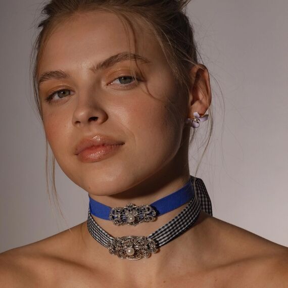 Серебряная брошь с жемчугом Majorica Marie Antoinette, изображение 4