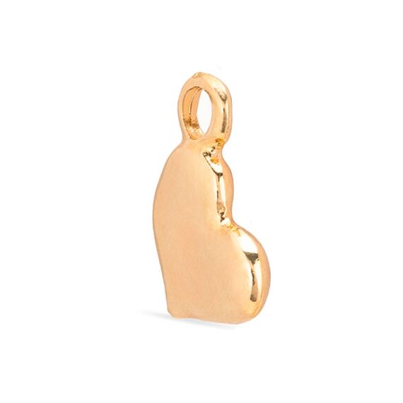 Золотая подвеска женская для пирсинга UNOde50 Full Hart, изображение 3