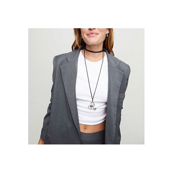 Серебряное ожерелье с кристаллом Сваровски UNOde50 Ser Expresiva, изображение 5