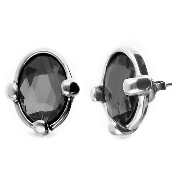 Серебряные серьги с кристаллом UNOde50 Ser Deslumbrante