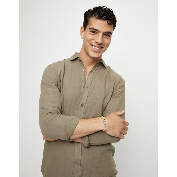 Кожаный браслет карабин с серебром UNOde50 Ser Inseparable, изображение 5