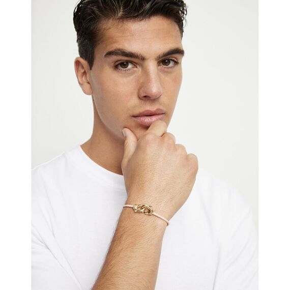 Кожаный браслет карабин с золотом UNOde50 Ser Inseparable, изображение 5