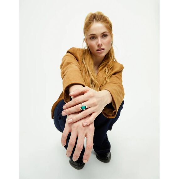 Серебряное кольцо женское с кристаллом UNOde50 Ser Deslumbrante, Размер (мм): 16,3-16,7, изображение 4