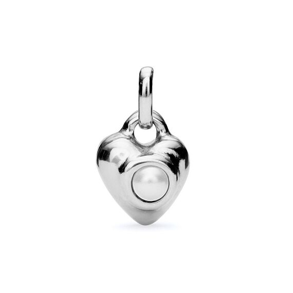 Серебряная подвеска с жемчугом Сердце UNOde50 Hazte Uno