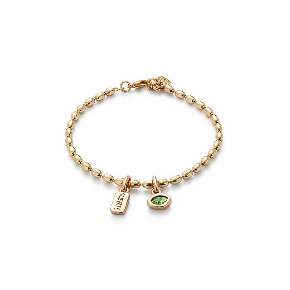 Золотой браслет с кристаллом Сваровски UNOde50 Ser Unico