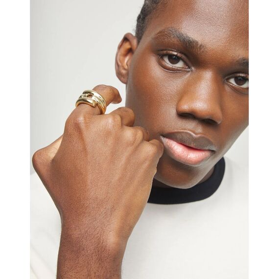 Золотое кольцо UNOde50 Roots, Размер (мм): 16,3-16,7, изображение 4