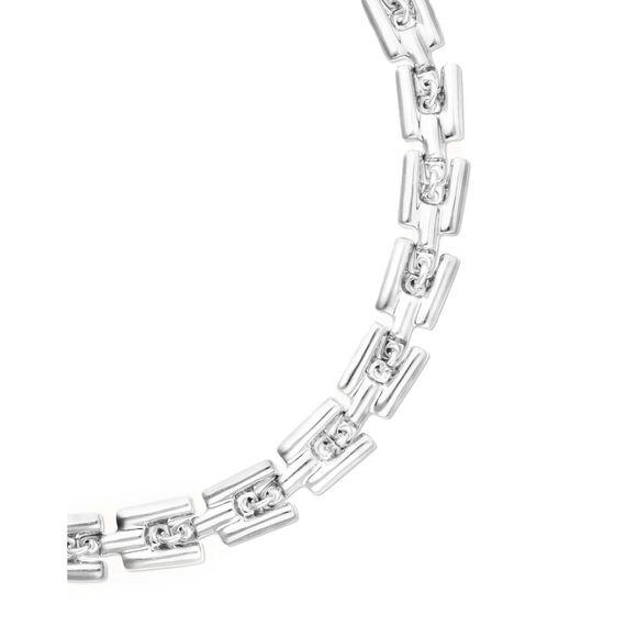 Серебряное колье со звеньями UNOde50 Roots, изображение 3