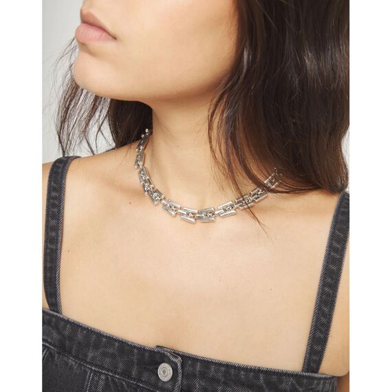 Серебряное колье со звеньями UNOde50 Roots, изображение 5