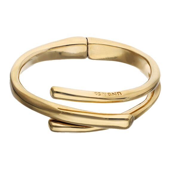 Золотой браслет жесткий UnoDe50 Roots, Размер (мм): 165