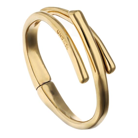 Золотой браслет жесткий UnoDe50 Roots, Размер (мм): 165, изображение 3