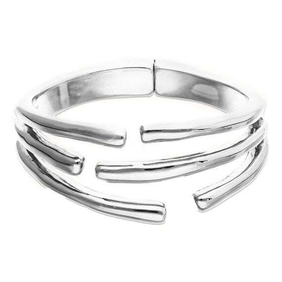 Серебряный браслет жесткий Ветвь тройная UNOde50 Roots, Размер (мм): 165