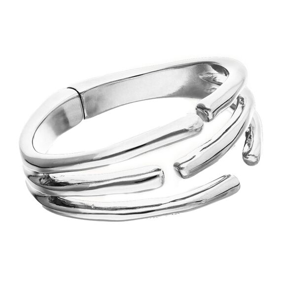 Серебряный браслет жесткий Ветвь тройная UNOde50 Roots, Размер (мм): 165, изображение 2