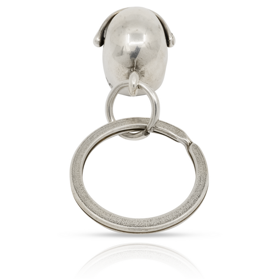 Брелок для ключей серебряный шлем UNOde50 Use your head, изображение 3