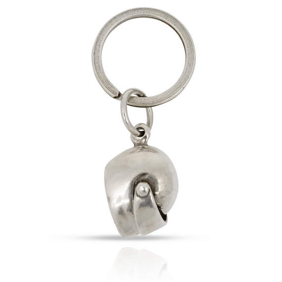 Брелок для ключей серебряный шлем UNOde50 Use your head, изображение 4