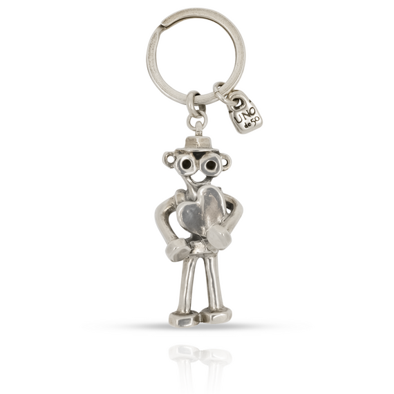 Брелок для ключей серебряный Благодарность UNOde50 Mr. Grateful, изображение 4