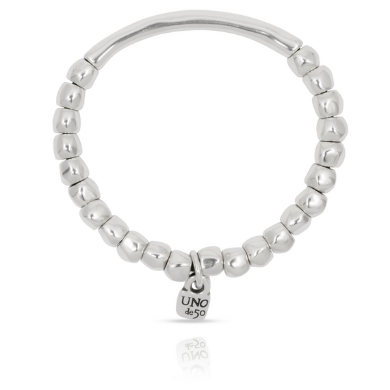 Серебряный браслет на руку из бусин Путешествие UNOde50 Journey, Размер (мм): 165