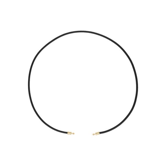 Кожаный колье женское с золотом Majorica Zindis