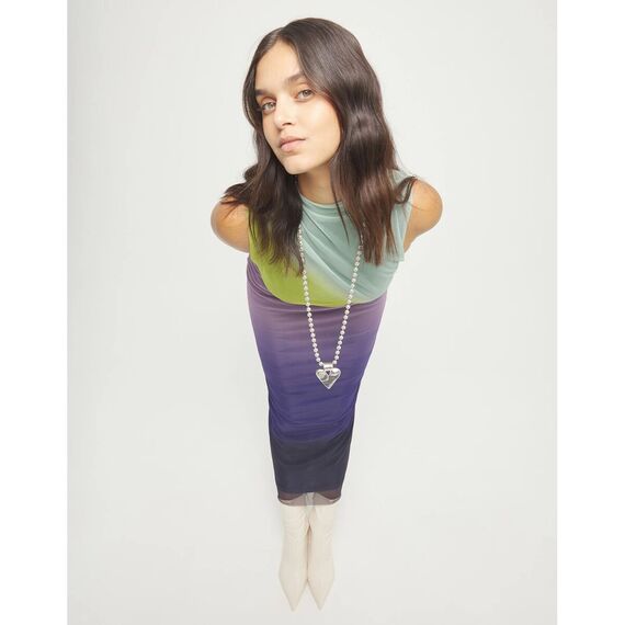 Серебряное колье с сердцем UNOde50 Beat, изображение 4