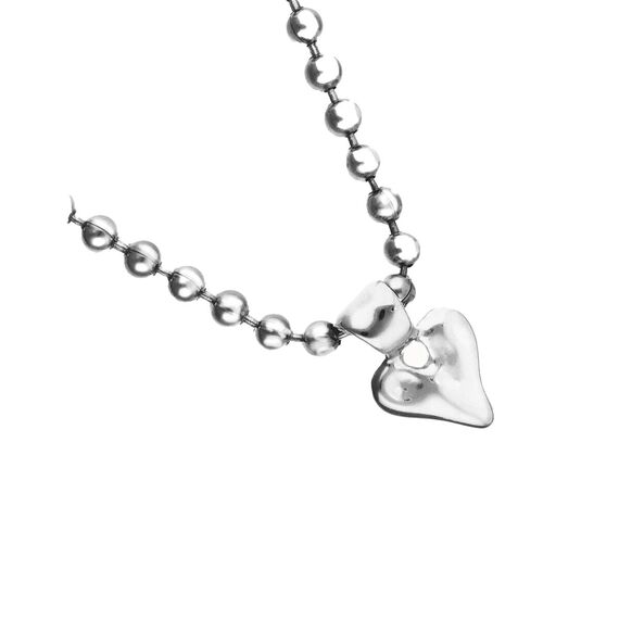 Серебряное колье с сердцем UNOde50 Beat, изображение 3