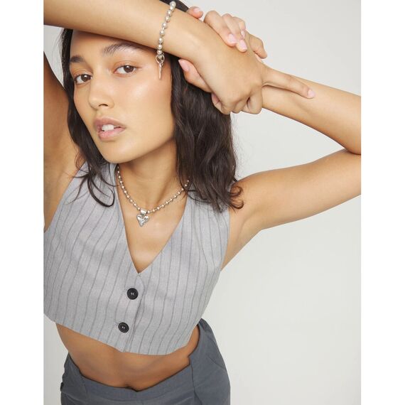 Серебряное колье с сердцем UNOde50 Beat, изображение 4