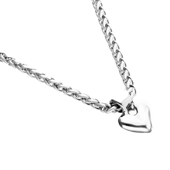 Серебряное колье с сердцем UNOde50 Beat, изображение 3