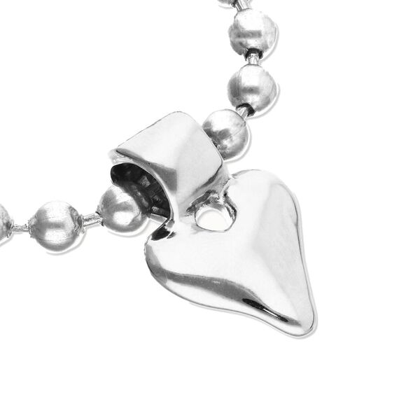 Серебряный браслет из бусин с сердцем UNOde50 Beat, Размер (мм): 165, изображение 3