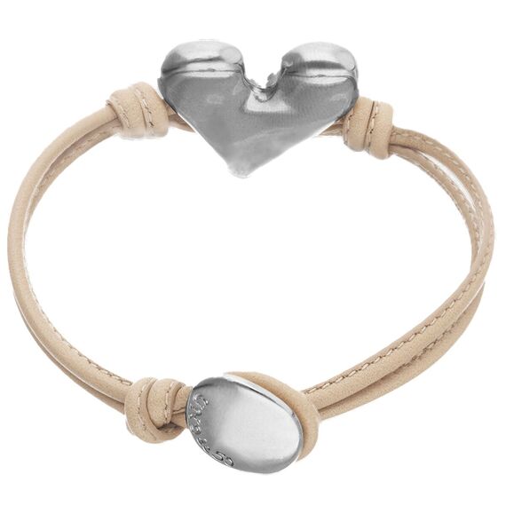 Кожаный браслет с серебряным сердцем UnoDe50 Beat, Размер (мм): 165, изображение 2