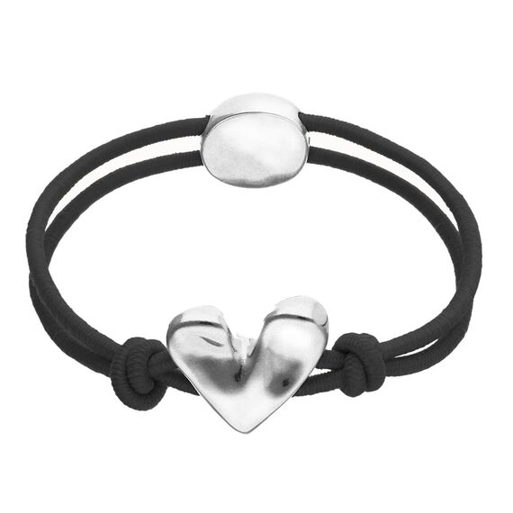 Браслет с серебряным сердечком UNOde50 Beat, Размер (мм): 155