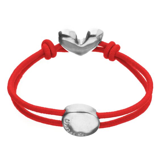 Браслет с серебряным сердечком UNOde50 Beat, Размер (мм): 155, изображение 2