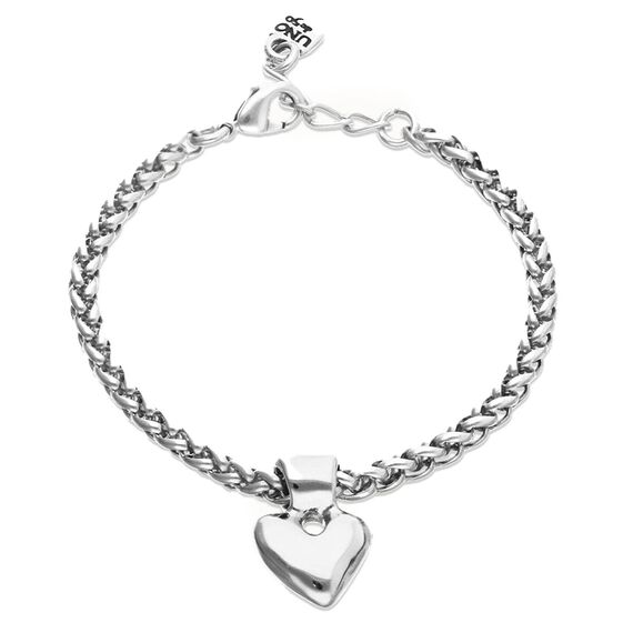 Серебряный браслет цепочка с подвеской UNOde50 Beat