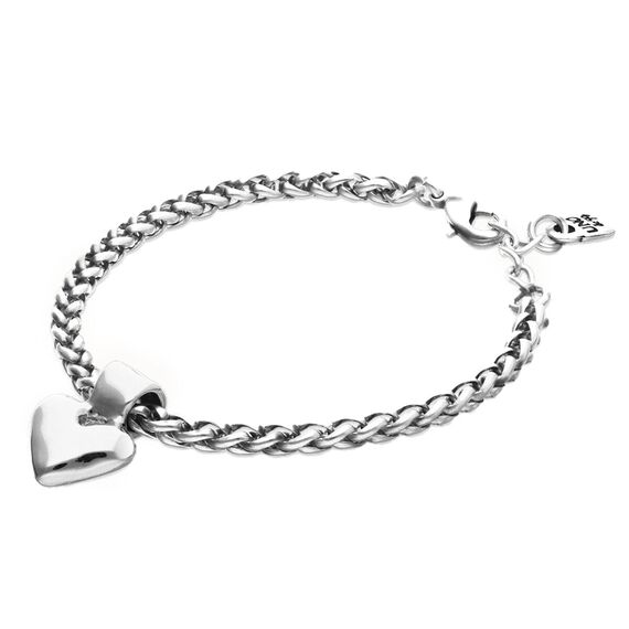 Серебряный браслет цепочка с подвеской UNOde50 Beat, изображение 2