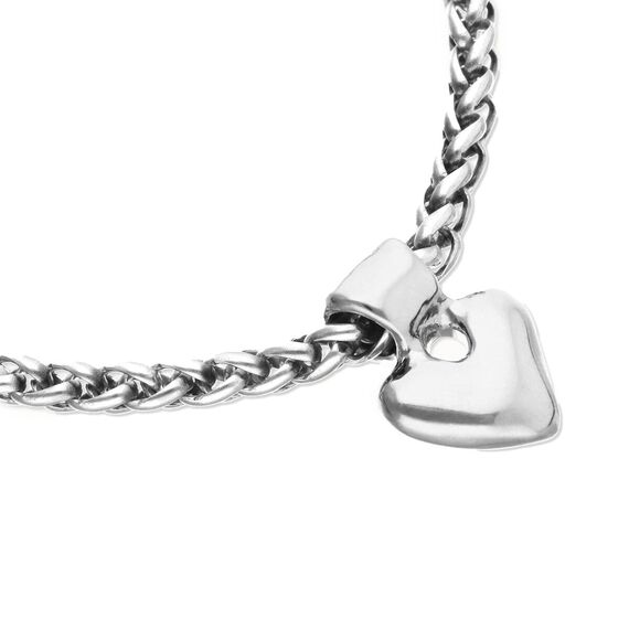 Серебряный браслет цепочка с подвеской UNOde50 Beat, изображение 3