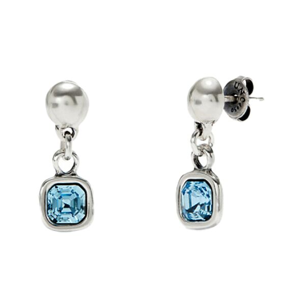 Серебряные серьги женские с кристаллом Сваровски UNOde50 Ser Expresiva