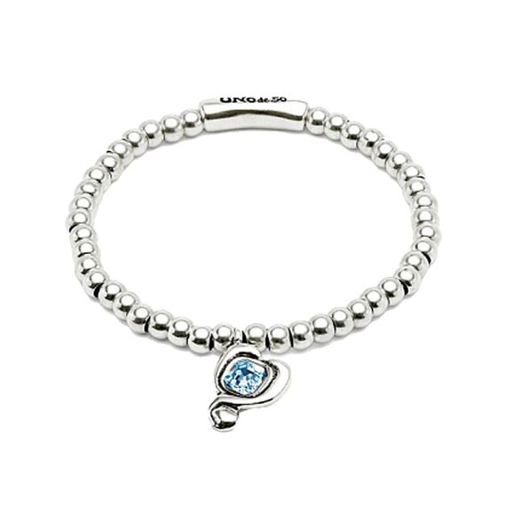 Серебряный браслет женский с кристаллом Сваровски UNOde50 Ser Expresiva