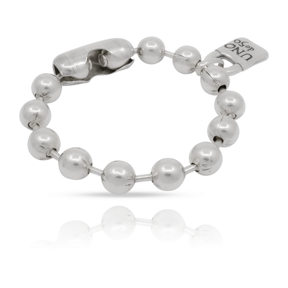 Серебряный браслет из сферических бусин Снежинка UNOde50 Snowflake, Размер (мм): 175, изображение 3