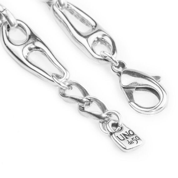 Серебряный браслет со звеньями в виде булавки Скрепленный UNOde50 Connected, изображение 3