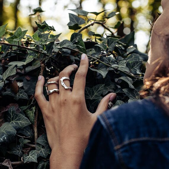 Серебряное кольцо женское UNOde50 Swagy…, изображение 3