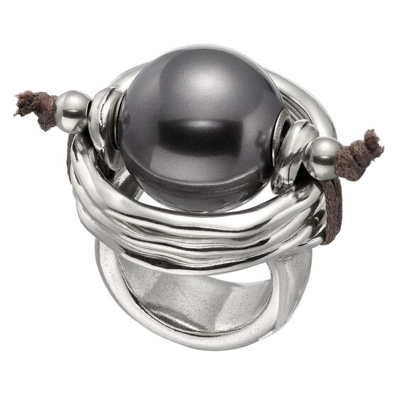 Серебряное кольцо женское с жемчугом UNOde50 A pearl of wisdom, Размер (мм): 17,3-17,7