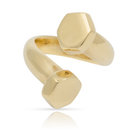 Золотое кольцо женское на руку UNOde50 Determination, Размер (мм): 16,3-16,7