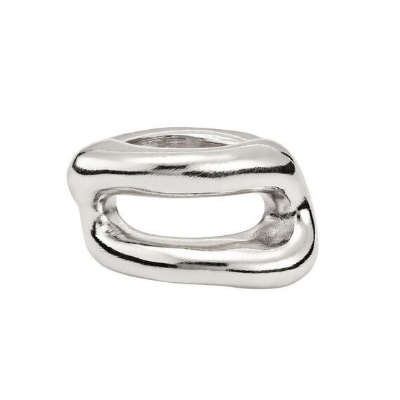 Серебряное кольцо женское прямоугольное UNOde50 UNO Planet, Размер (мм): 16,3-16,7, изображение 2