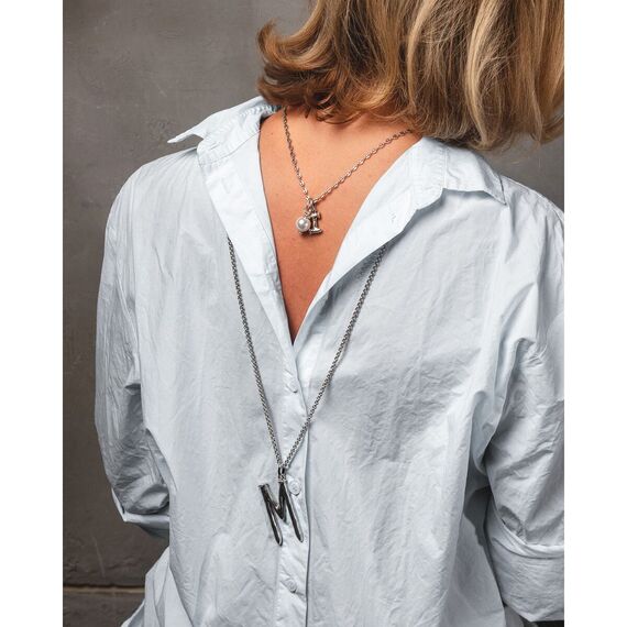 Серебряная подвеска Жемчужина UNOde50 Charm moon, изображение 3