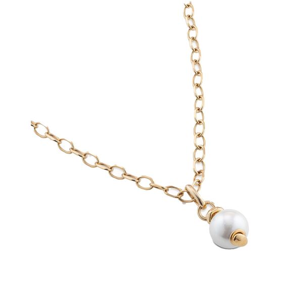 Золотая подвеска Жемчужина UNOde50 Charm moon, изображение 3