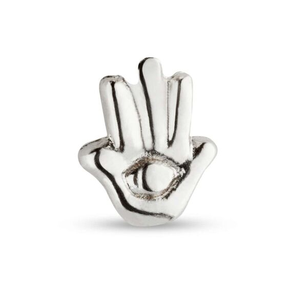 Серебряная моносерьга для пирсинга Защитник UNOde50 Protect us