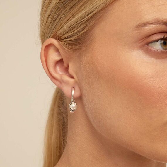 Серебряная подвеска для пирсинга с жемчужиной Вот это да! UNOde50 WoW!, изображение 5